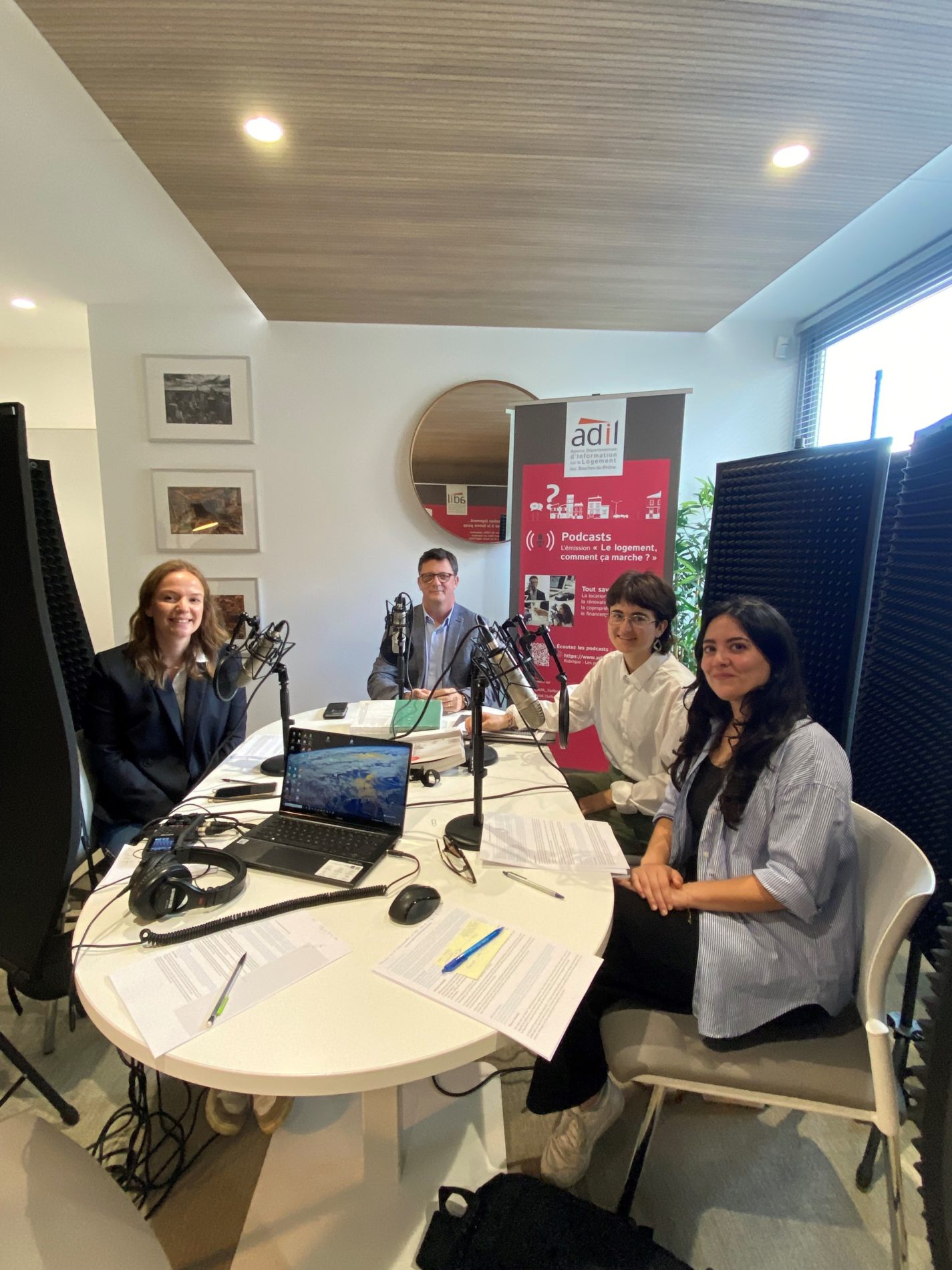 Enregistrement du podcast sur l'IML